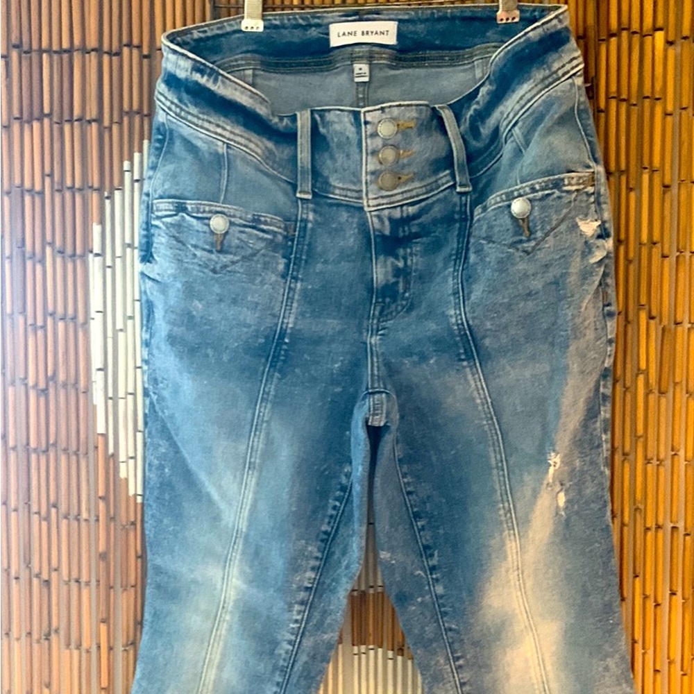 Distressed LB skinny Jeans